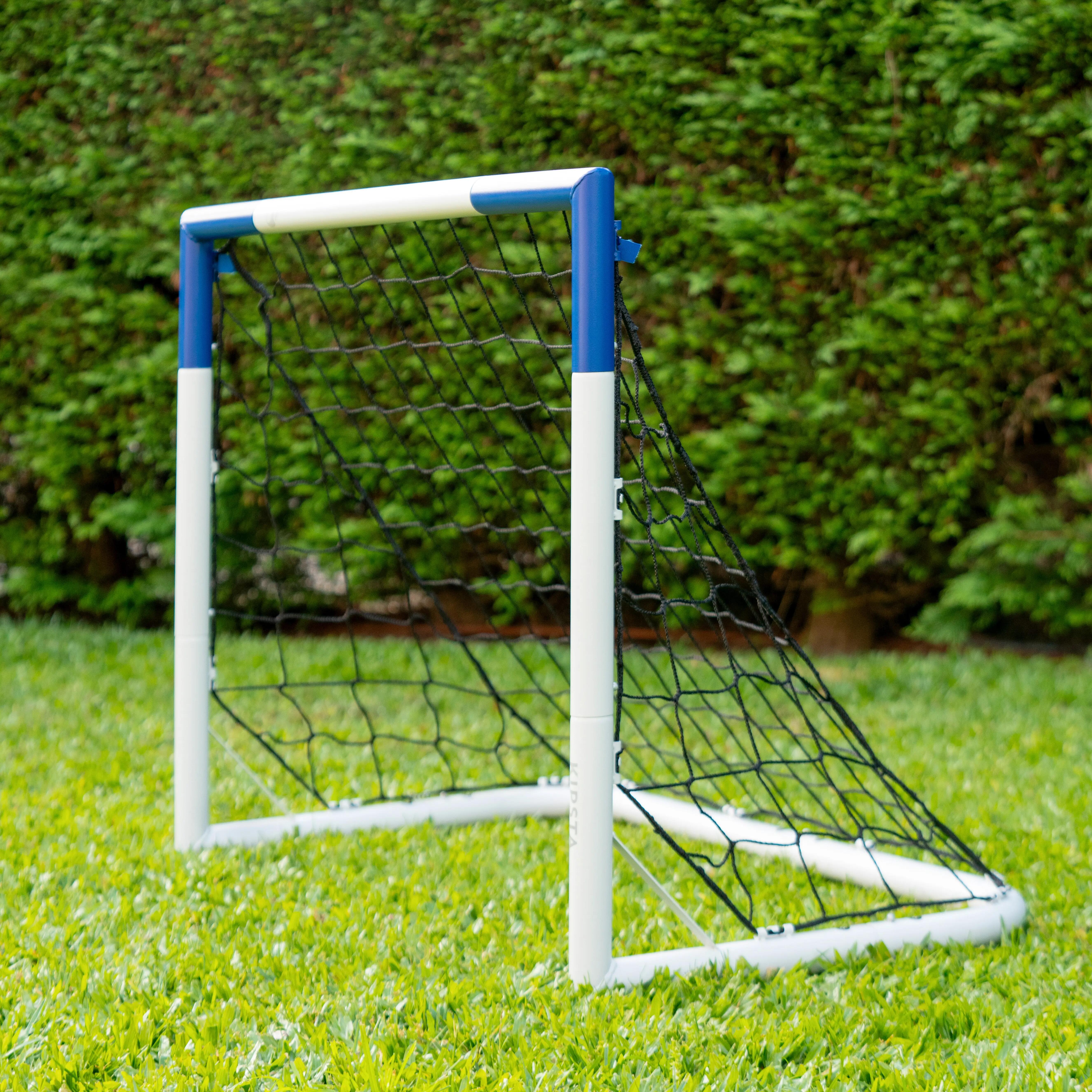Portería de futbol talla CH gris con azul Classique 500